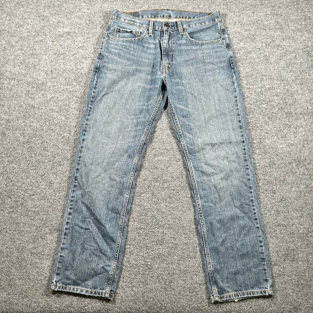 Levi's Jeans Mens Size 34x32 559 Relaxed Straight Blue Cotton Denim Medium Wash
